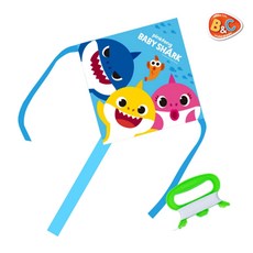 핑크퐁 연놀이 1p 가오리연 전통놀이 유아연날리기 세트 야외놀이 캠핑놀이 어린이집 유치원