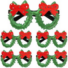 루이스 크리스마스 파티안경 산타 장식 다양한양식 5P, 5개, B세트