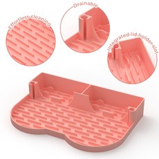 에브리샤인 텀블 스테이션 1인용 텀블러 건조대 3종, 1개, 핑크, 2단