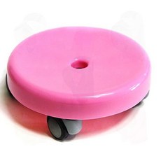 바닥청소 좌식의자 바퀴달린 앉은뱅이 1인용 이동 회전 튼튼한 원형 받침대 275mm, 1개, 상세페이지 참조