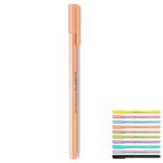 스테들러 트리플러스 텍스트서퍼 형광펜 기본 & 파스텔, 362C 피치(C405)