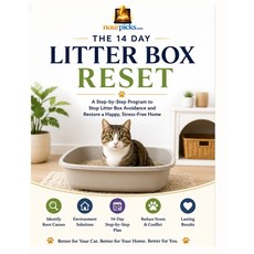 (英文圖書)The 14 Day Litter Box Reset: A Step-by-Step Guide to Stop Cat Peeing Outside the... 平裝版, Independently Published, 英文