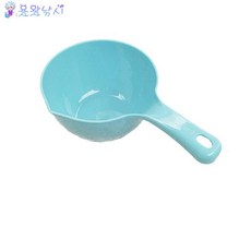 다목적 바가지 떡밥그릇 사료바가지 계량컵, 1개, 파랑