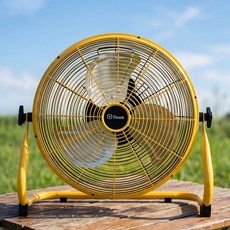 GEEK 무선 캠핑 업소용 충전 선풍기 써큘레이터 서큘레이터, 딥옐로우, 무선선풍기