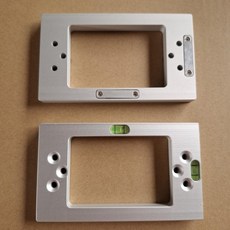 插座開孔模板 雙水平器鋁合金定位器 DIY安裝工具, 1個