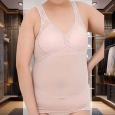 천연인견 B컵 브라런닝 큰가슴 체형 임산부속옷 크롭티 뱃살보정 캐미솔