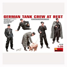 MINI35198 1/35 GERMAN TANK CREW AT REST, 1개