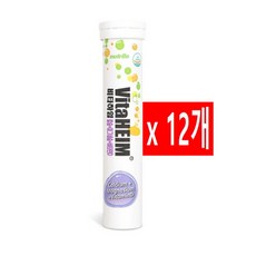 비타하임 발포 칼슘 마그네슘 비타민D 6000mg, 15정, 12개