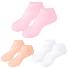 굿즈라이프 실리콘 보습 양말 발각질 뒤꿈치 풋케어, 55g, 3개, 2개입