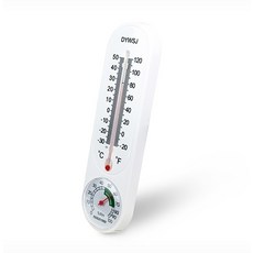 엘엔픽 아날로그 온습도계 아날로그습도계, 걸이용 타원형
