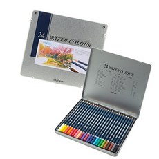 고급 수채색연필 24색 화가 일러스트 화방