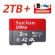 MICROSD SD카드 고속 오리지널 마이크로 TF SD 카드 256GB 128GB Class10 U3 메모리 A2 4K 플래시 스마트폰 드론 카메라용, 4)New-SD-2TB