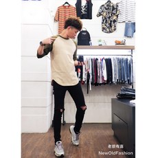 重磅2.0升級版拼接七分袖棒球Ｔ(原價780)-卡其綠, 1個, L號, L號