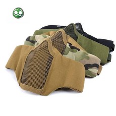 메쉬 마스크 메시 게임에어소프트, 1개, 블랙