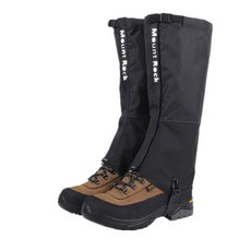 UNIQOCK 하이킹 부츠용 레그 게이터 900D 방수 사냥 하이킹 게이터 등산용 조절 가능한 스노우 부츠 게이터 먼지 방지 립스톱 신발 게이터 남성 여성용