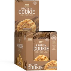 MUSCLEPHARM 高蛋白餅乾, 花生醬, 12件