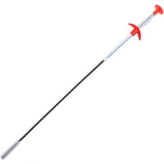 33.5인치 콤팩트 배수구 그래버 도구 싱크대 작은 물건 및 좁은 공간을 위한 유연한 4클로우 픽업, 33.5 in.