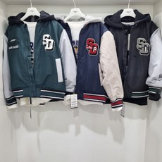 행텐주니어 생활 방수 후드 탈부착 패딩 야구 점퍼1449001080246 2527085