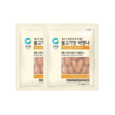 불고기 비엔나 청정원, 2개, 110g