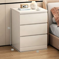 서랍장 와이드 5단 서랍장 수납장, 3개, 웜베이지