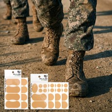 밀리랩 군인 물집방지패드 훈련소 입대 준비물 행군 뒤꿈치 보호 테이프, 1세트