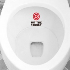 다다둘스토어 변기 조준 스티커 과녁맞추기