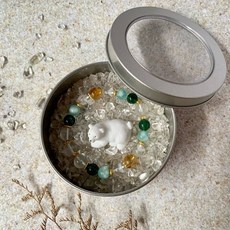 烏烏毛 隨身水晶淨化罐 旅遊必備 淨化 隨身攜帶 時尚輕巧, 1個, 白水晶款式