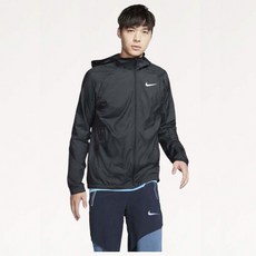 나이키 에센셜 발수 기능성 러닝 재킷 바람막이 블랙 bv4871010