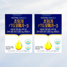 비타민하우스 초임계 알티지 오메가3 60캡슐x2, 2개, 60정