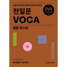 천일문 VOCA 중등 스타트 (1001개 문장으로 완성하는 중등 필수 영단어), 영어영역
