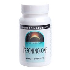 SOURCE NATURALS 孕烯醇酮錠 50mg, 1入, 60顆