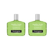 뉴트로지나 건강한 두피 수드 & 캄 샴푸 티 트리 오일, 2개, 354ml