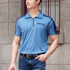 RATOPS 瑞多仕 男款 COOLMAX 麻花翻領拉鍊排汗衣