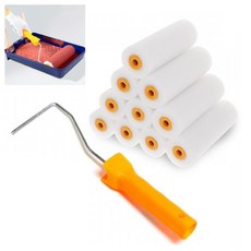 아이베란다 스펀지 롤러 10개 핸들 1개 도장도구 세트