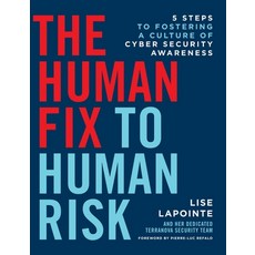 (영문도서) The Human Fix to Human Risk: 5 Steps to Fostering a Culture of Cyber Security Awareness Hardcover, Lioncrest Publishing, English, 9781544540467