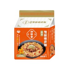 台酒TTL 台酒御膳堂雙椒嫩排麵 (3包/袋) - 香辣夠味 湯頭濃郁 麵條Q彈, 1個