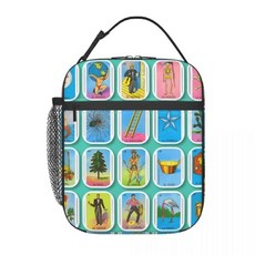 반데라 플래그 로테리아 카드 멕시코 빙고 복권 절연 도시락 가방 방수 열 쿨러 상자, A. 26x21x11cm, 11. 15