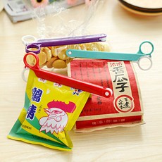 주방 가위 마개 밀폐집게 집게 봉지 밀봉 밀폐 클립, 상세페이지 참조, 1개
