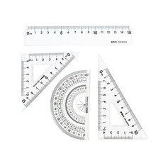 학교 문구용 각도기 삼각자 세트/각도기 직각삼각자 삼각자세트 직각자, 1개