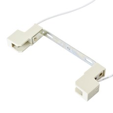 할로겐 투광기 R7s 소켓 J118mm용 직관형 할로겐 램프 소켓 실리콘 전선, 1개