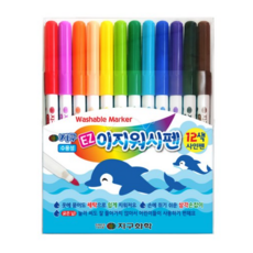 지구화학 이지워시 사인펜 12색, 1개