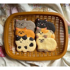 벌스데이투미 연남동 카페 수제쿠키 수제디저트 귀여운쿠키 답례품 소쿠리고양이, 1개