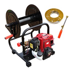 4행정 35.8cc 혼다 타입 엔진 동력 분무기 구보텍 클로버 50m 호스릴 탑재형 농약 살포기 살수기, 단일, 1개