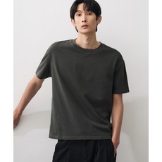 매장정품 DRAW FIT 드로우핏 헤일 코튼 크롭 하프 피그먼트 티셔츠 [CHARCOAL] DFTS5217CC 785174