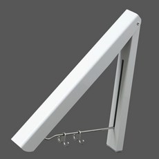 공간활용 접이식 벽걸이 행거 폴딩 벽옷걸이 블랙, 상세페이지 참조