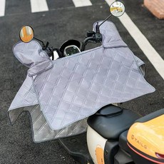 擋風被 電動車兩用款 夏季防曬遮陽薄款, 夏季擋風被兩用款-純灰色