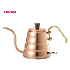【TDTC 咖啡館】日本 HARIO VKB-90CP 銅壺 / 手沖壺 / 細口壺 / 滴漏壺 - 0.9L, 1個, 銅壺、上蓋手摘-原木, 900ml