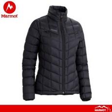 Marmot 女 羽絨外套《黑》 防風 防水 透氣 鴨絨 保暖夾克