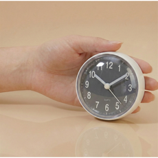 품질 좋고 가심비 뛰어난 / 욕실용 흡착식 저소음 방수 시계 / 욕실에 반드시 필요한 MUST HAVE 아이템, 그레이