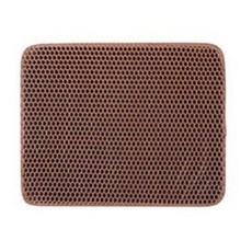 AR7(現貨)貓砂不亂雙層落砂墊 貓砂墊 落砂墊 貓砂收集墊 貓砂墊底, 咖色, 1個